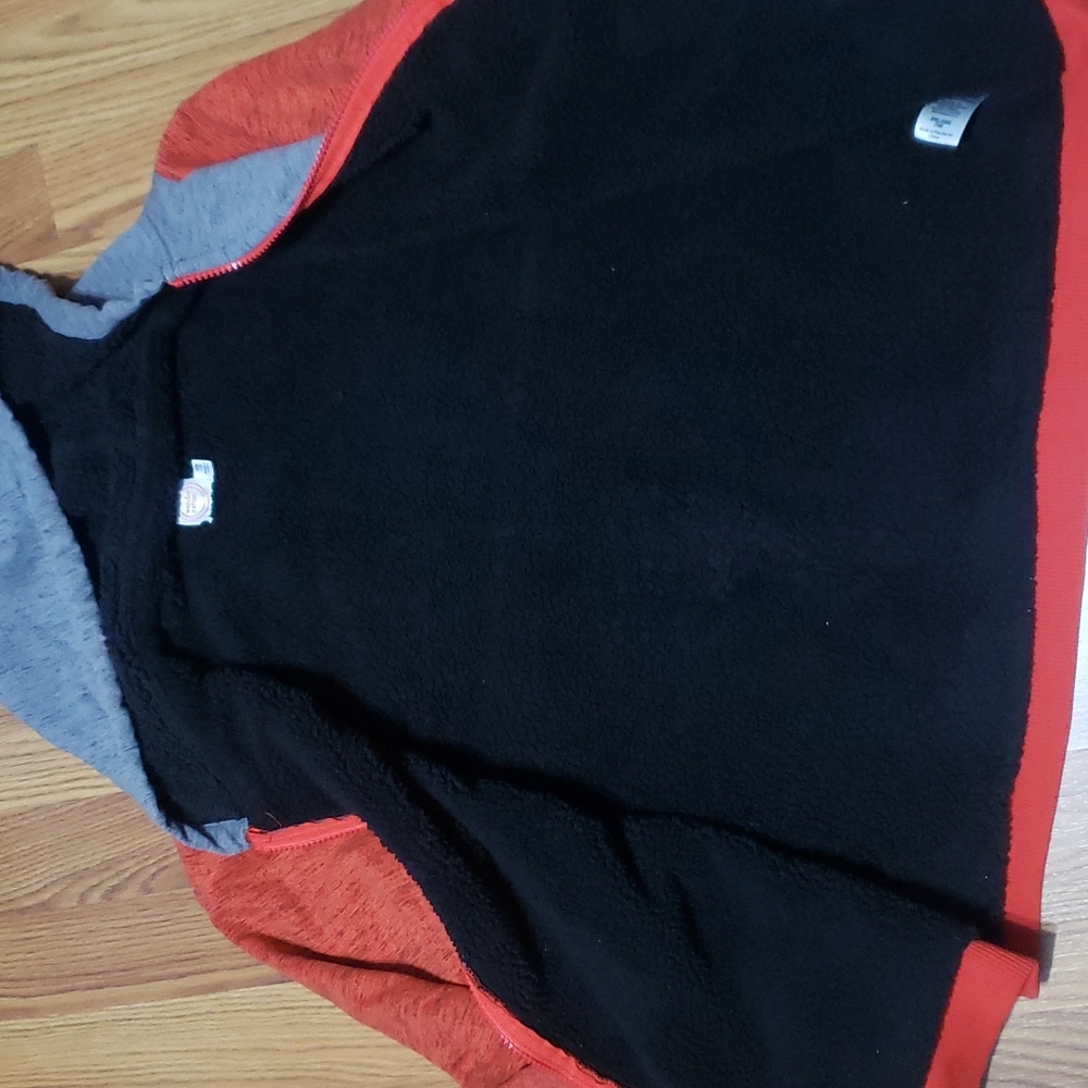 Boys XXL 18 Wonder Nation zip up Hoodie Sweater Sweatshirt fleece warm thick - Picture 4 of 5